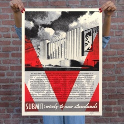 Litho.Online Shepard Fairey - Conformity Factory - RED
                            