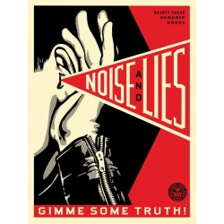 Litho.Online Shepard Fairey - Noise lies red
