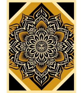 Litho.Online Shepard Fairey - Lotus Diamond Gold