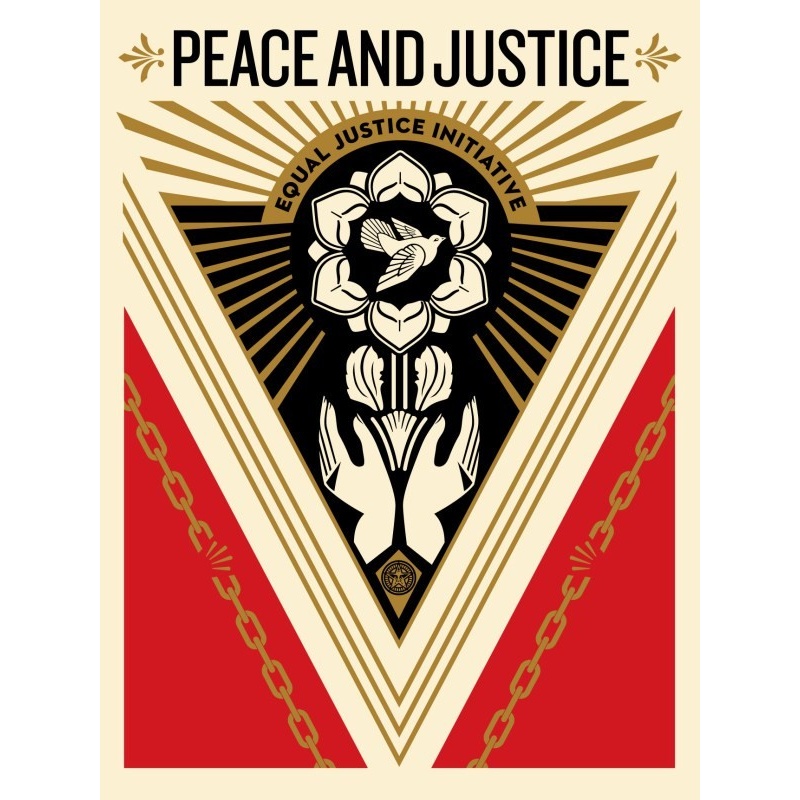 Litho.Online Shepard Fairey - Peace and Justice