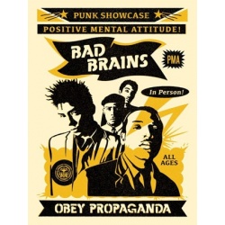 Litho.Online Shepard Fairey - Bad Brain Punk Showcase
                            
